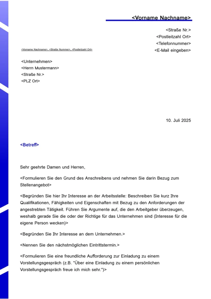 bewerbung-und-lebenslauf-vorlage