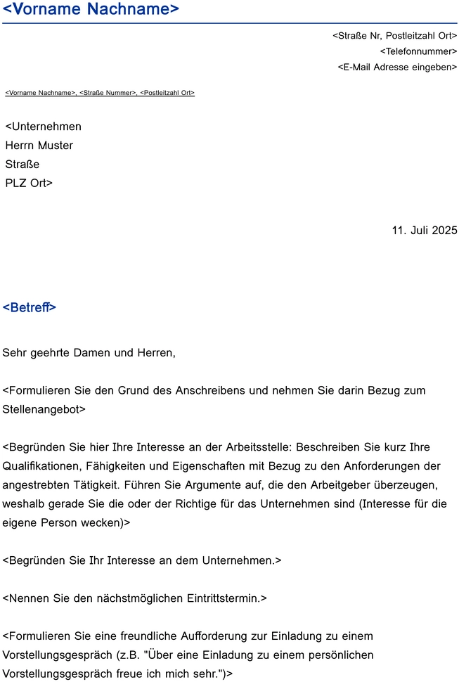 bewerbung-und-lebenslauf-vorlage