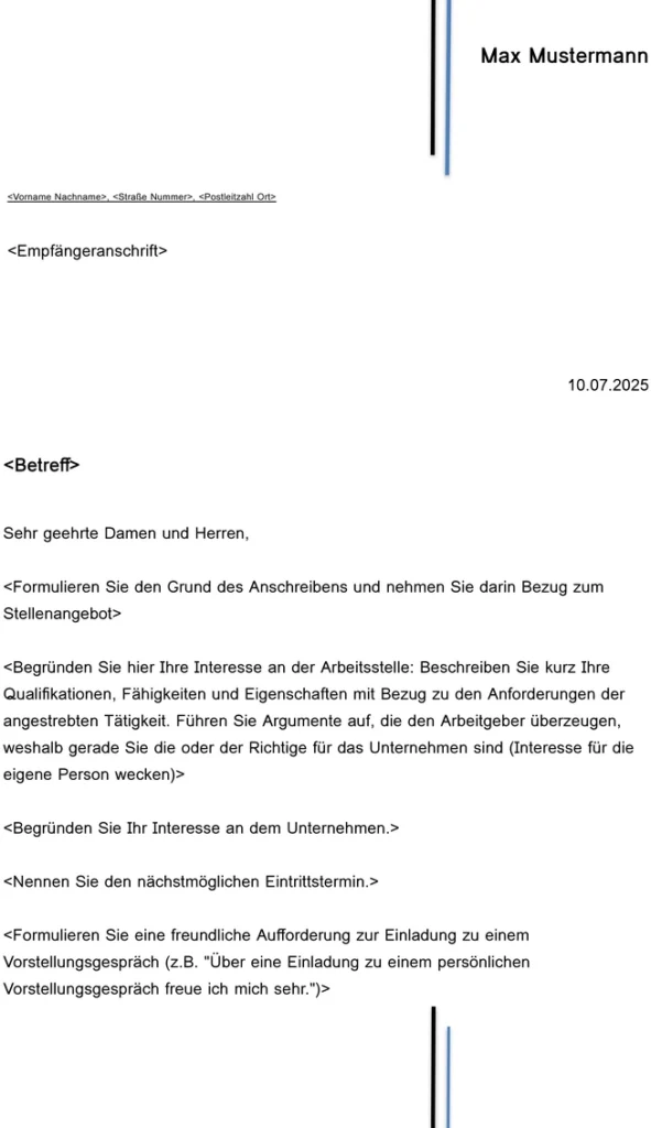 bewerbung-und-lebenslauf-vorlage