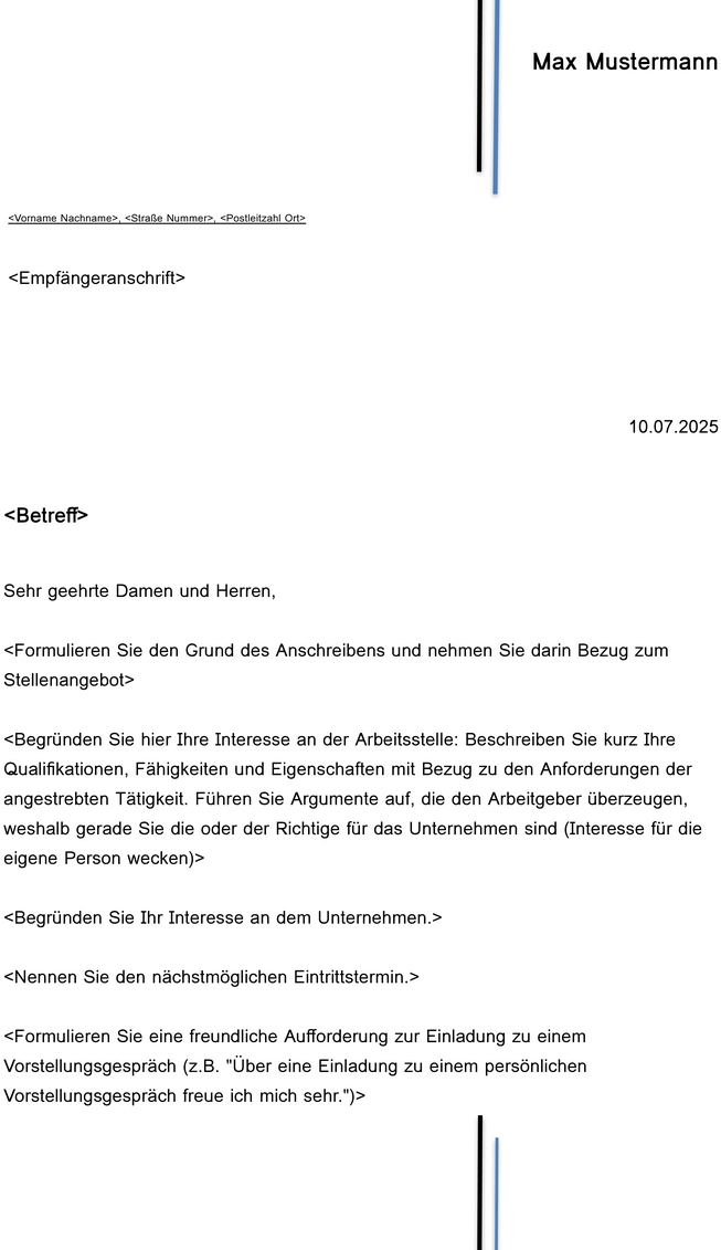bewerbung-und-lebenslauf-vorlage
