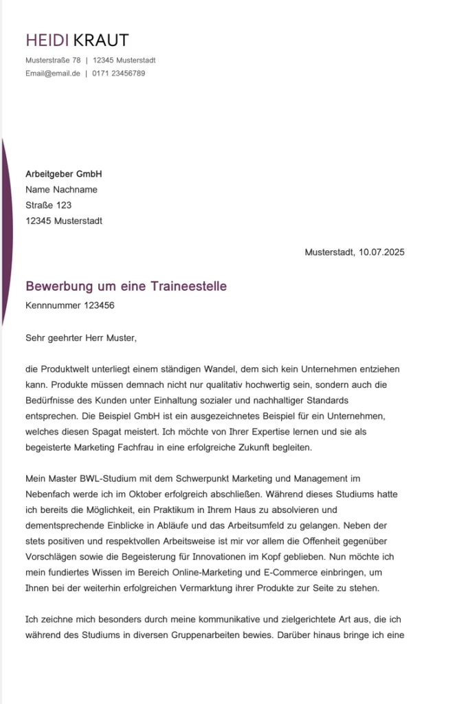 bewerbung-vorlage-anschreiben-trainee