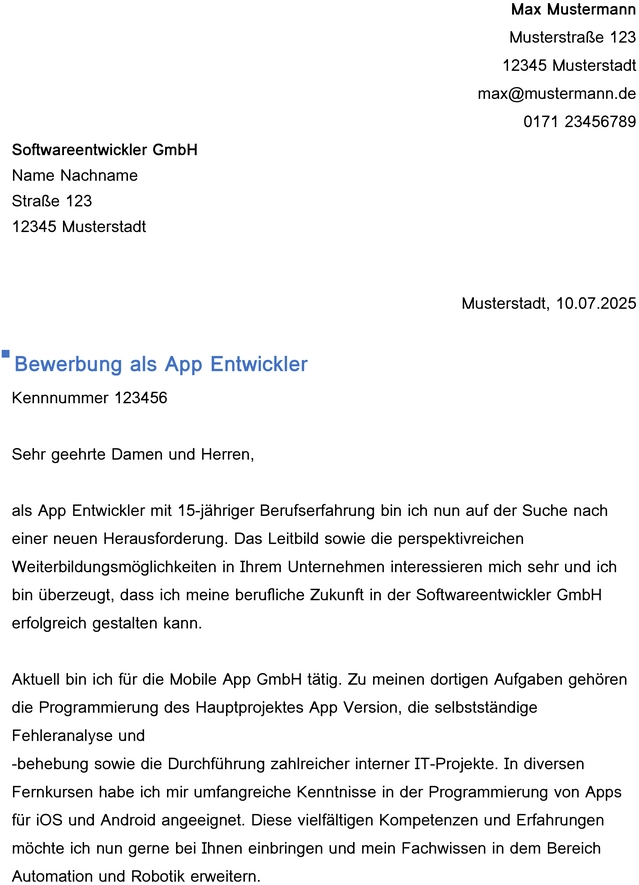 bewerbung-vorlage-app-entwickler-berufserfahren
