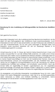 bewerbung-vorlage-ausbildung-rettungssanitaeter