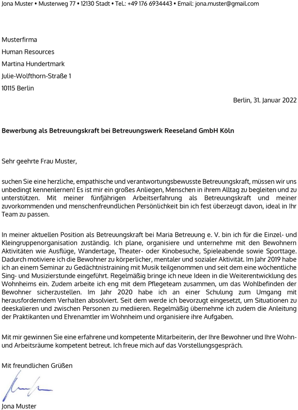 bewerbung-vorlage-betreuungskraft