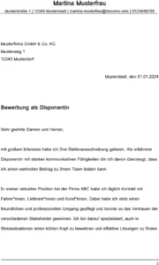 bewerbung-vorlage-disponentin