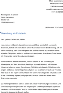 bewerbung-vorlage-erzieherin-berufseinstieg