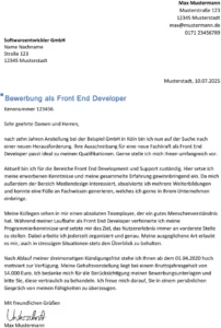 bewerbung-vorlage-front-end-developer-berufserfahren