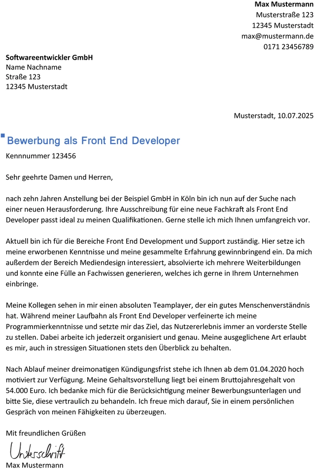 bewerbung-vorlage-front-end-developer-berufserfahren