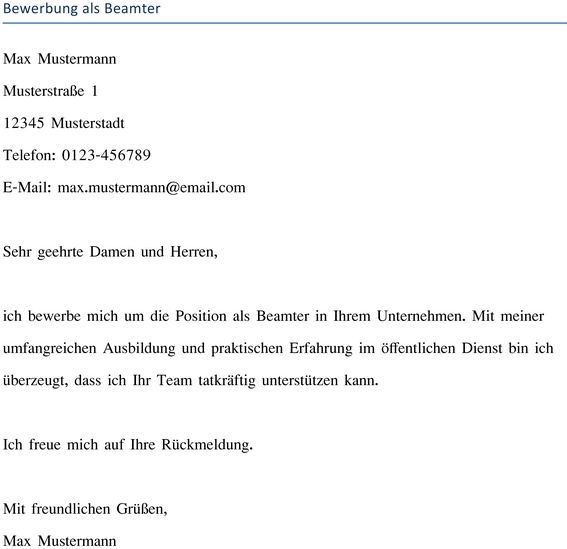 Word Bewerbungsvorlage F r Beamte Professionell Bewerben Vorlagen Word Bewerbungsvorlage F r Beamte Professionell Bewerben Vorlagen