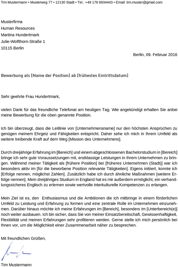 bewerbung-vorlage-fuer-individuelle-bewerbungen