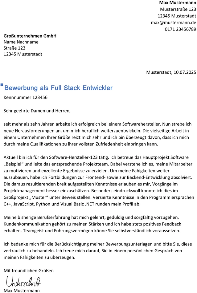 bewerbung-vorlage-full-stack-entwickler