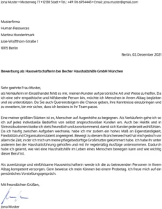 bewerbung-vorlage-hauswirtschafterin-quereinsteiger