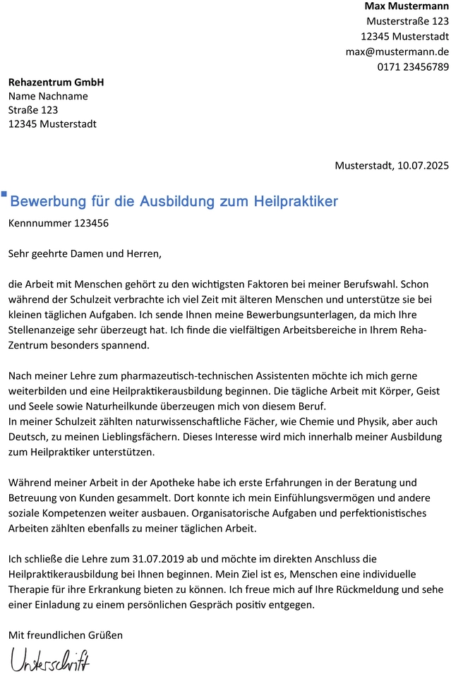 bewerbung-vorlage-heilpraktiker-ausbildung