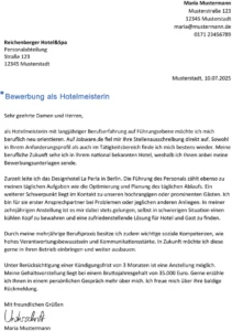 bewerbung-vorlage-hotelfachfrau-mit-erfahrung