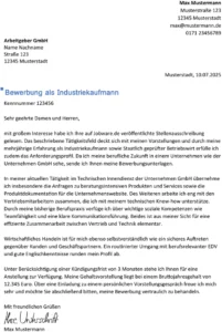 bewerbung-vorlage-industriekaufmann