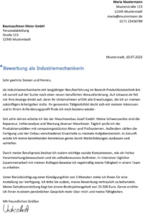 bewerbung-vorlage-industriemechaniker-berufserfahren