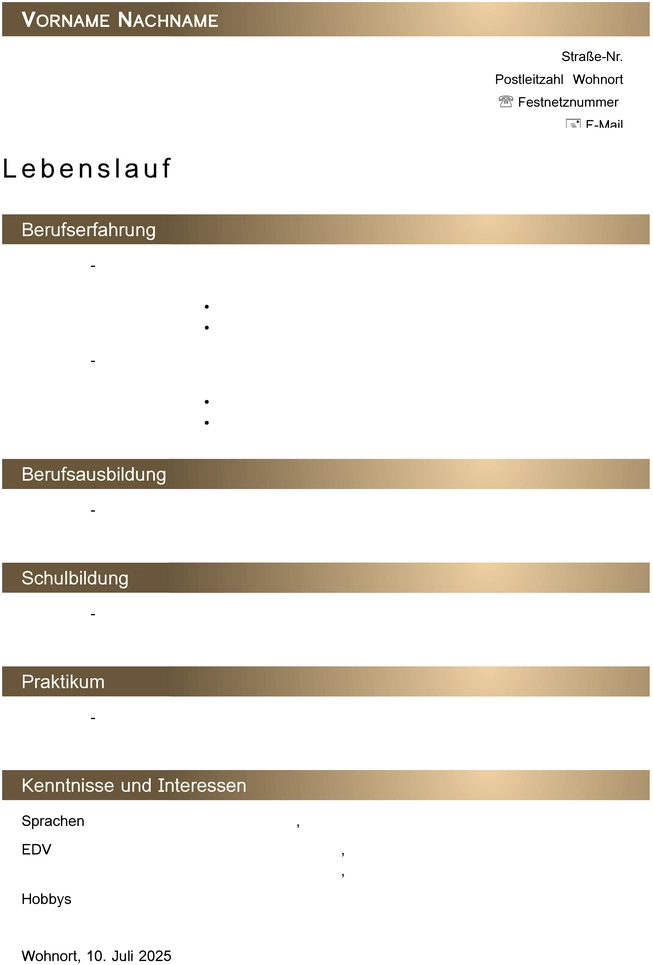 bewerbung-vorlage-lebenslauf-gestalten