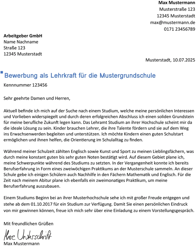 bewerbung-vorlage-lehrkraft-musterbewerbung