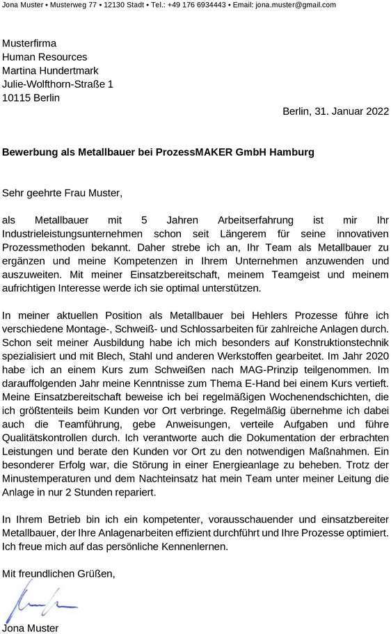 bewerbung-vorlage-metallbauer