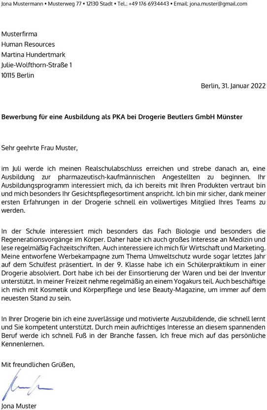bewerbung-vorlage-pka-ausbildung-drogerie