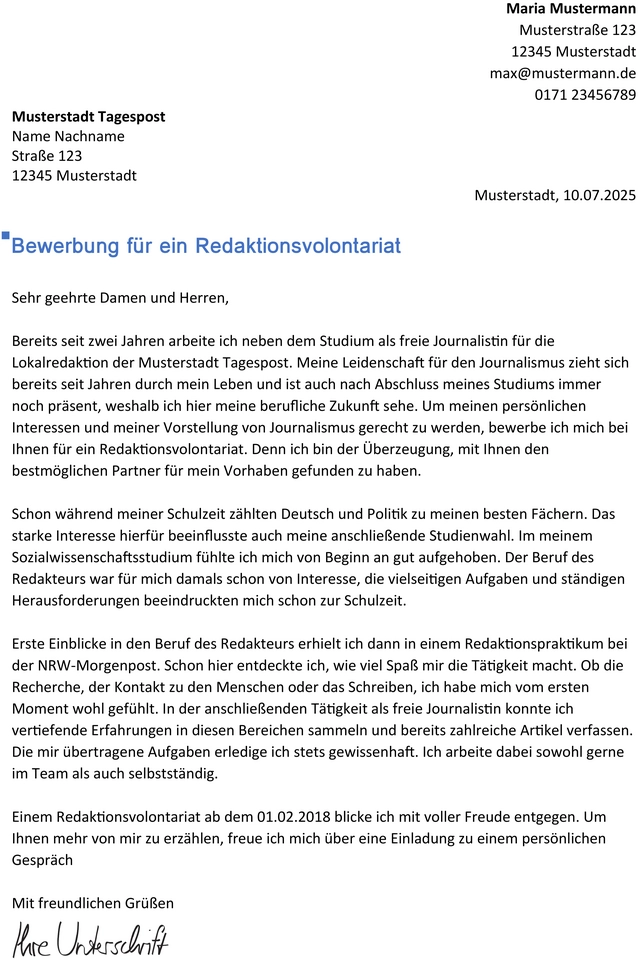 bewerbung-vorlage-redaktionsvolontariat