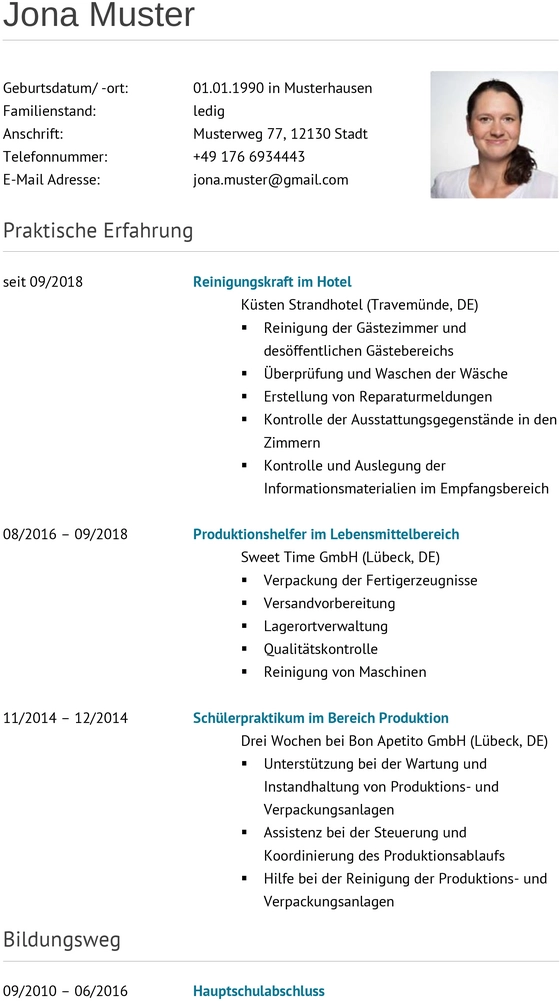bewerbung-vorlage-reinigungskraft