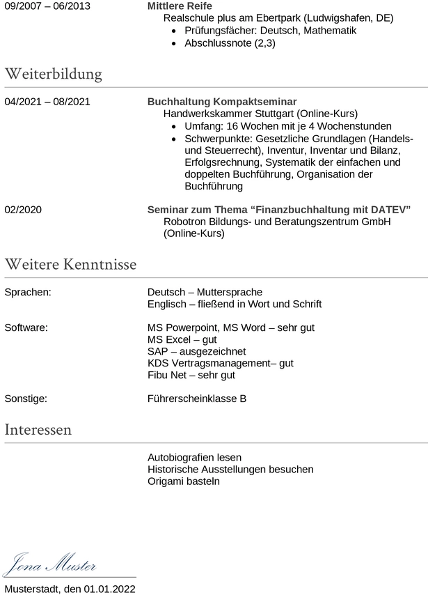 bewerbung-vorlage-sachbearbeiter