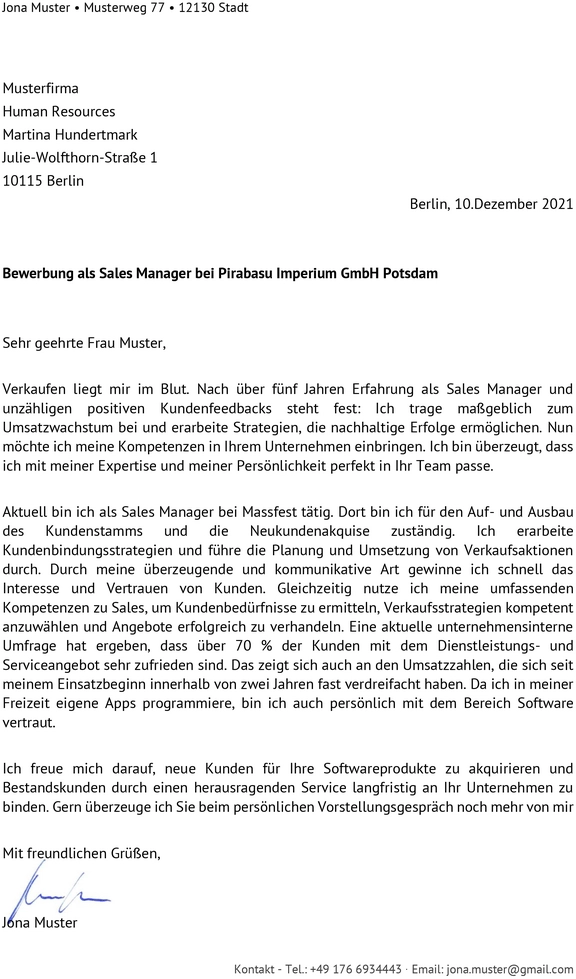 bewerbung-vorlage-sales-manager-berufseinstieg
