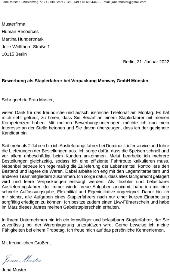 bewerbung-vorlage-staplerfahrer-berufseinstieg