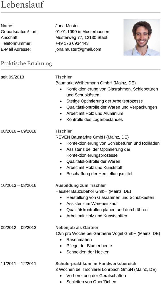bewerbung-vorlage-tischler-berufseinstieg