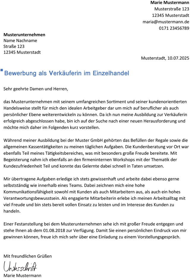 bewerbung-vorlage-verkaeuferin-einzelhandel