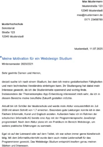 bewerbung-vorlage-webdesign-studium