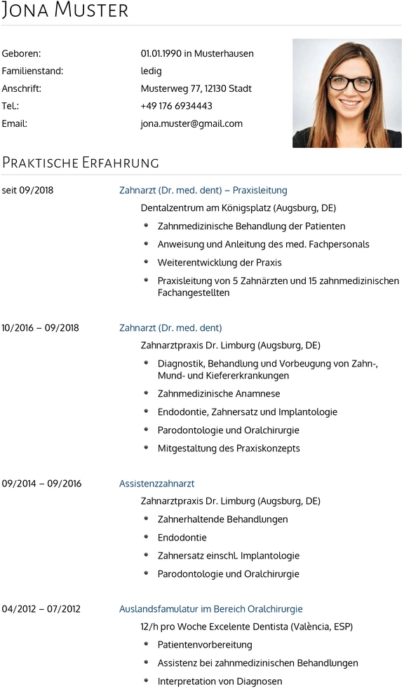 bewerbung-zahnarzt-praxisleitung