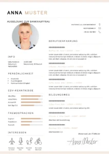 bewerbung-zur-bankkauffrau-lebenslauf-vorlage-word
