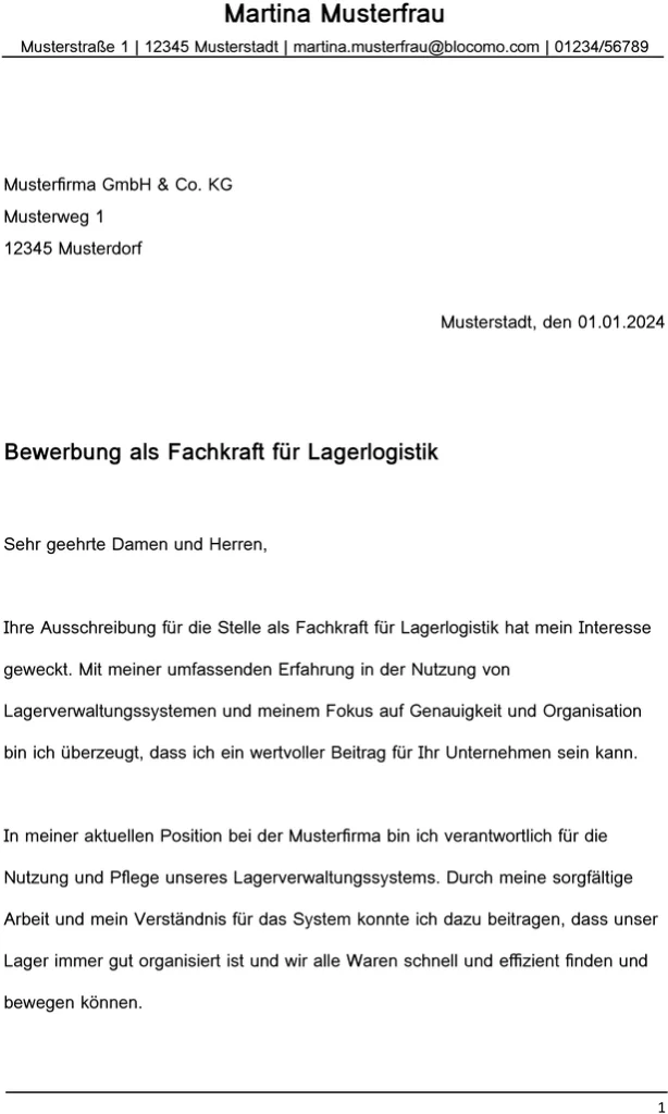 bewerbungsanschreiben-fachkraft-lagerlogistik