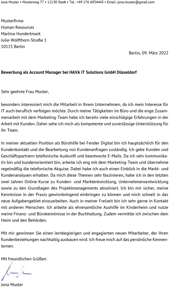 bewerbungsschreiben-account-manager-berufseinstieg