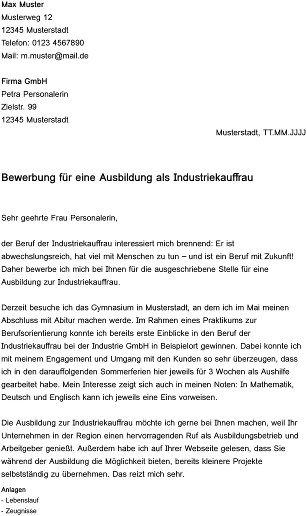 bewerbungsschreiben-ausbildung-industriekauffrau-word