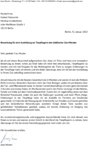 bewerbungsschreiben-ausbildung-tierpflegerin