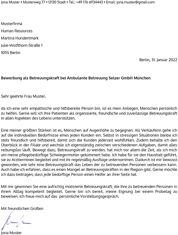 bewerbungsschreiben-betreuungskraft-unterstuetzung-geben-berufliche-chance