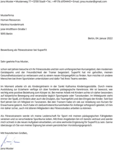 bewerbungsschreiben-fitnesstrainer-quereinsteiger