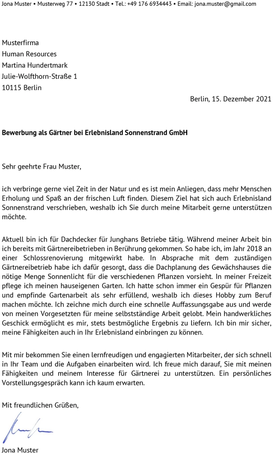 bewerbungsschreiben-gaertner-aktuelle-besonderheiten