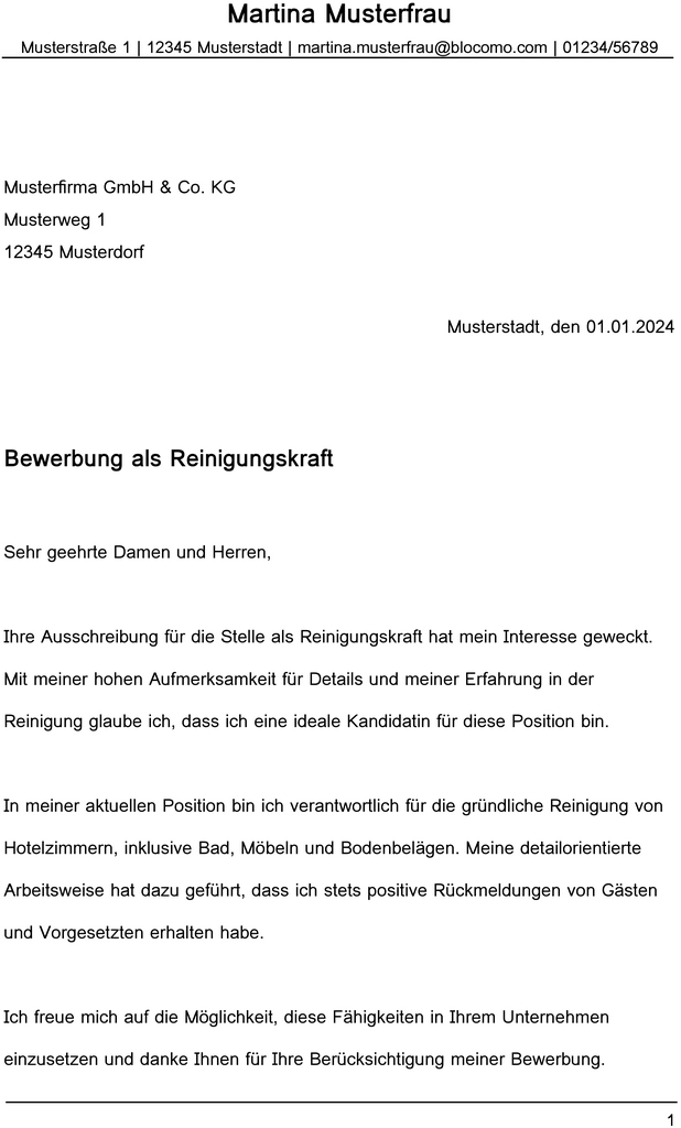 bewerbungsschreiben-reinigungskraft-als-vorlage