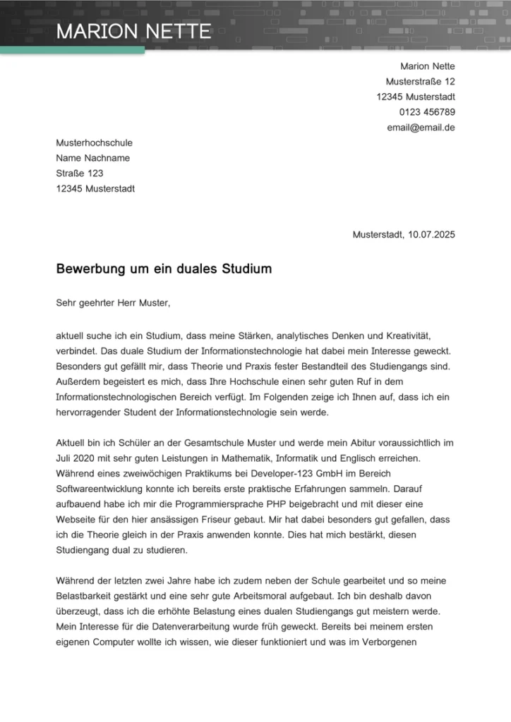 bewerbungsschreiben-vorlage-duales-studium