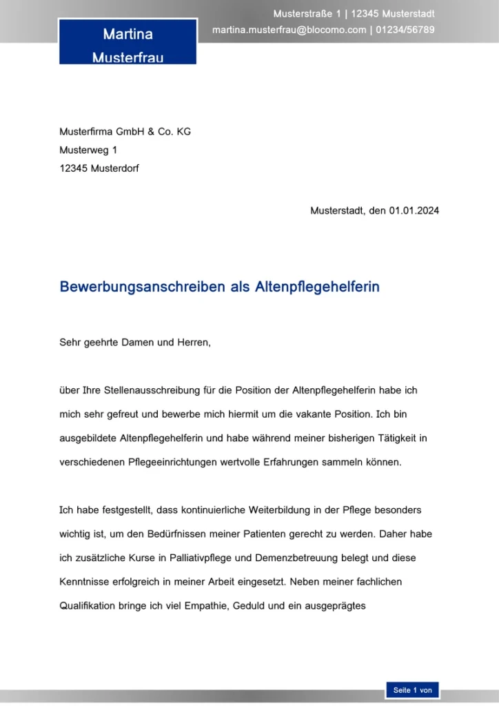bewerbungsvorlage-altenpflegehelferin