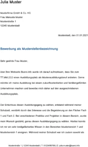 bewerbungsvorlage-fuer-ausbildung-gestalten