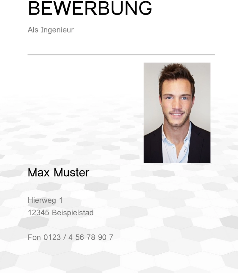 bewerbungsvorlage-fuer-ingenieure-mit-kontaktinformationen-und-anlagen
