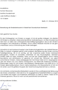 bewerbungsvorlage-fuer-kinderbetreuerin-in-teilzeit