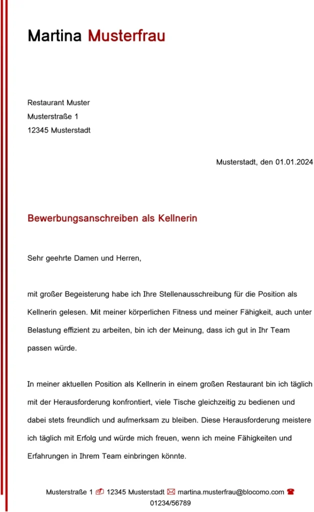 bewerbungsvorlage-kellnerin-gestalten