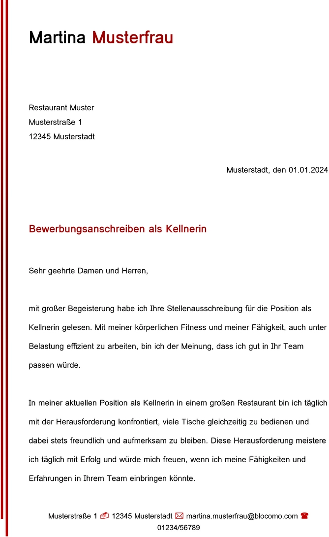 bewerbungsvorlage-kellnerin-gestalten