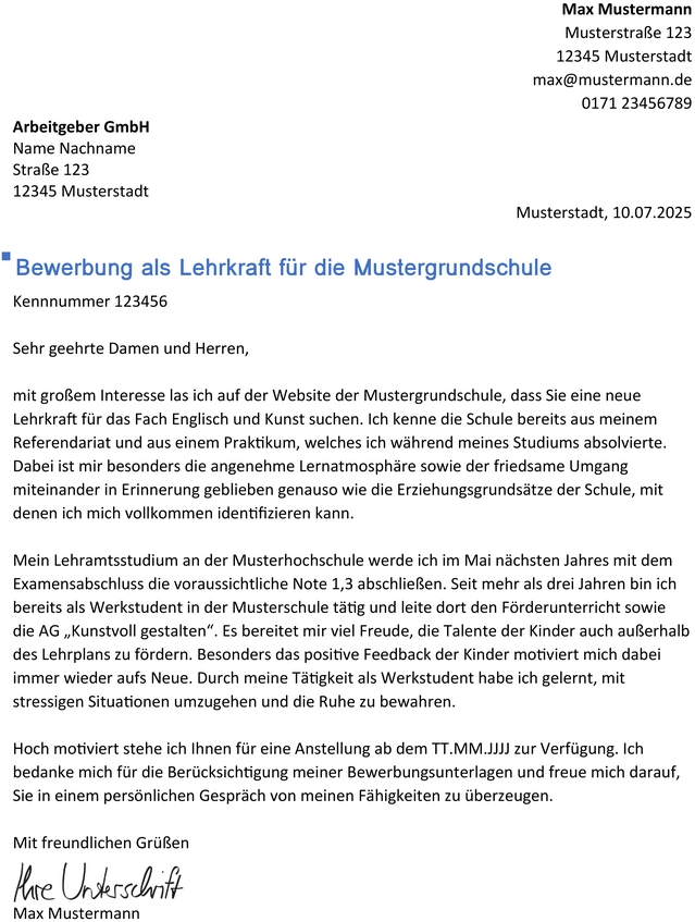 bewerbungsvorlage-lehrkraft-fuer-mustergrundschule